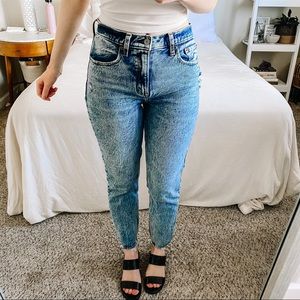 Acid Washed Abercrombie Jeans